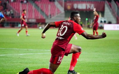 Markão marca seus primeiros gols na China, mas não evita derrota do Hebei Fortune