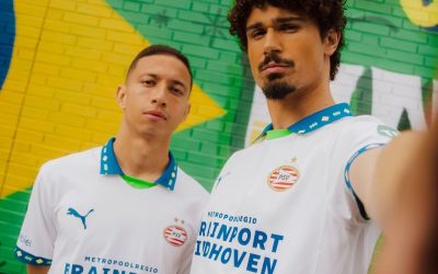 PSV lança camisa em homenagem ao futebol brasileiro e escolhe Mauro Júnior para filme que apresenta novo uniforme