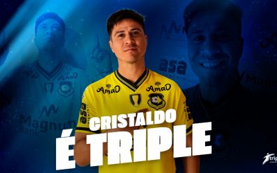 Cristaldo é o novo cliente da Triple Comunicação! Conheça a história do argentino, novo reforço do São Bernardo e xodó da torcida do Palmeiras