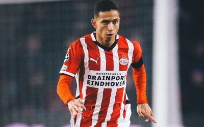 Escalado no meio-campo, Mauro Júnior faz grande jogo e ajuda PSV a vencer a primeira na Champions