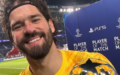 Milagres e participação no gol! Alisson comemora “melhor atuação da carreira” em noite histórica de vitória do Liverpool sobre o PSG pela Champions League